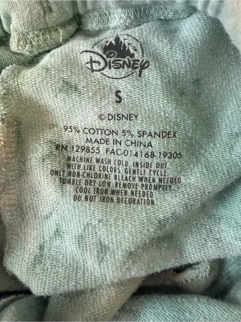 Disney World Tie Dye Sweatshirt M & Joggers S Lounge Set - Picture 9 of 9